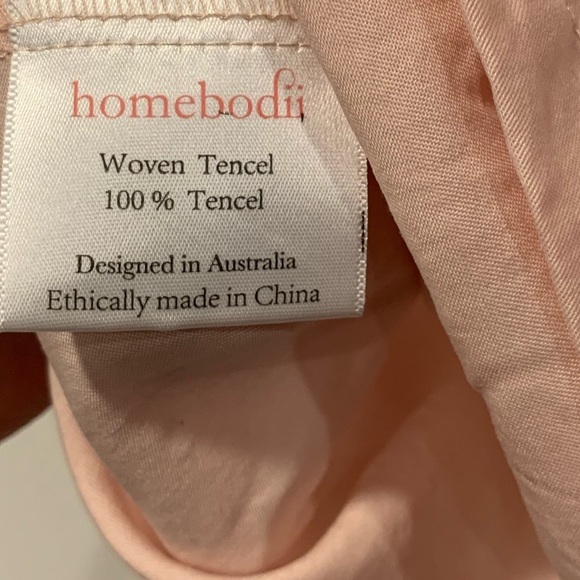 HomeBodii Short Sleeve Button Down Pajama Top - Picture 3 of 4